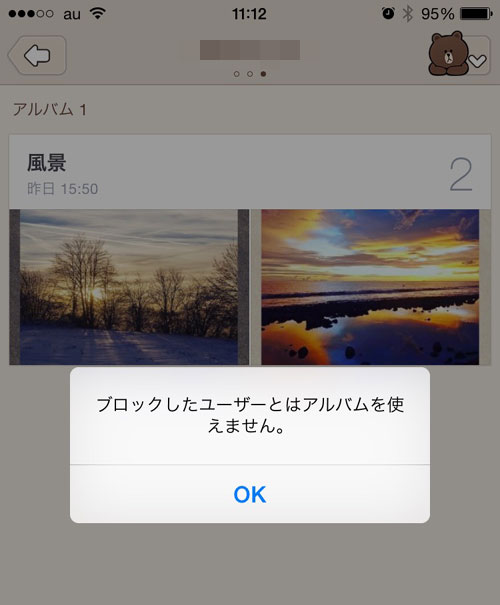 アルバムについて-ブロックした側とブロックされた相手が見れる情報や仕組み一覧