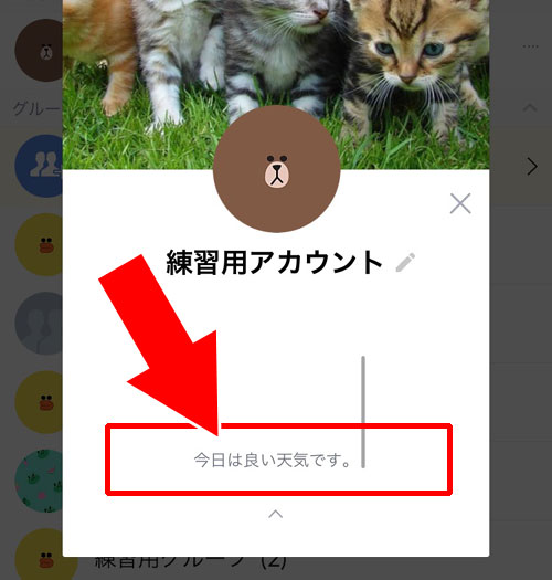 空白改行を連続で使うと隠しメッセージができる|LINEのステータスメッセージで空白改行を使って見えなくする方法