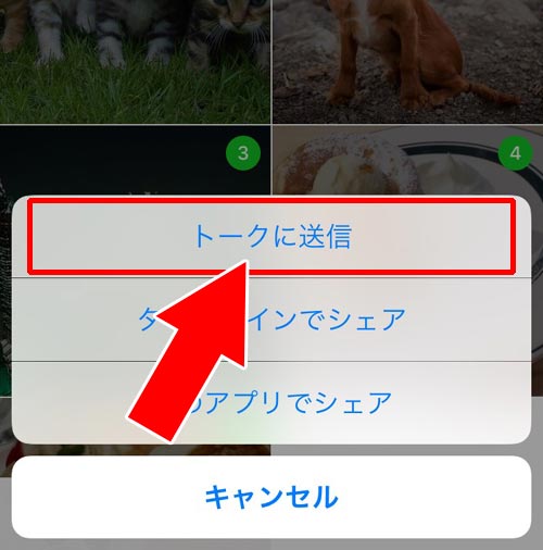 アルバムの写真を一括でまとめて友達に転送する|LINEのアルバム写真転送方法!写真の一括転送や一括保存も簡単にできます