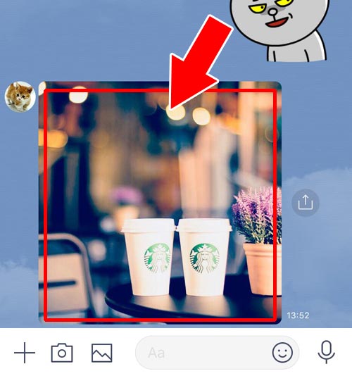写真をスマホ内に保存してからメールに送る|LINEトークの写真をメールに転送する3つの方法