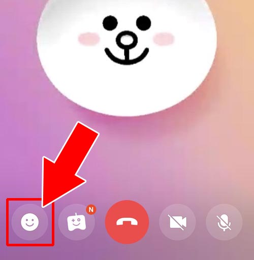 エフェクトで加工する|LINEでビデオ通話の使い方まとめ!背景変更やフィルター設定方法なども解説