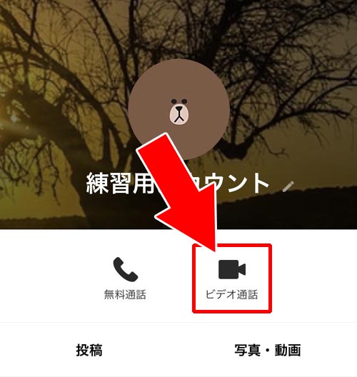 ビデオ通話を開始する(発信と着信)|LINEでビデオ通話の使い方まとめ!背景変更やフィルター設定方法なども解説