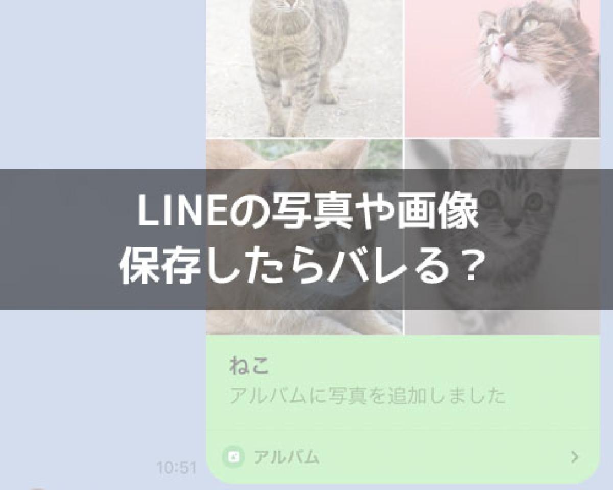 LINEで写真や画像を保存したらバレる？通知の有無についても解説します｜LINEの使い方まとめ総合ガイド