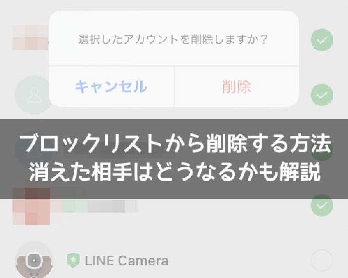 LINEでブロックリストから削除する方法！消えた相手はどうなるかも解説｜LINEの使い方まとめ総合ガイド